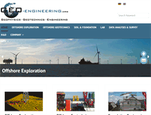 Tablet Screenshot of geo-engineering.org