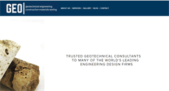 Desktop Screenshot of geo-engineering.com