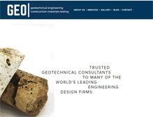 Tablet Screenshot of geo-engineering.com